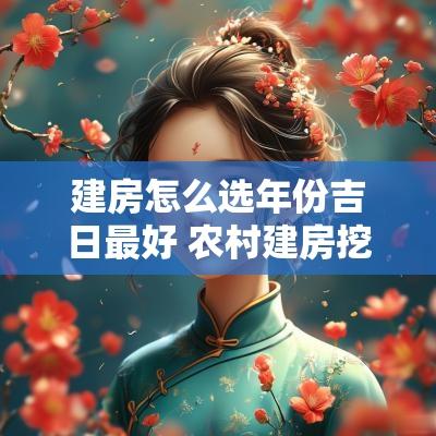 建房怎么选年份吉日最好 农村建房挖地基怎么选吉日