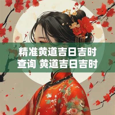 精准黄道吉日吉时查询 黄道吉日吉时查询表