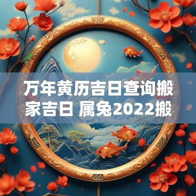 万年黄历吉日查询搬家吉日 属兔2025搬家吉日最好吉日