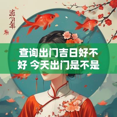 查询出门吉日好不好 今天出门是不是吉日