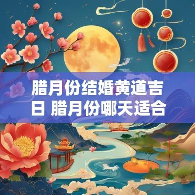 腊月份结婚黄道吉日 腊月份哪天适合结婚