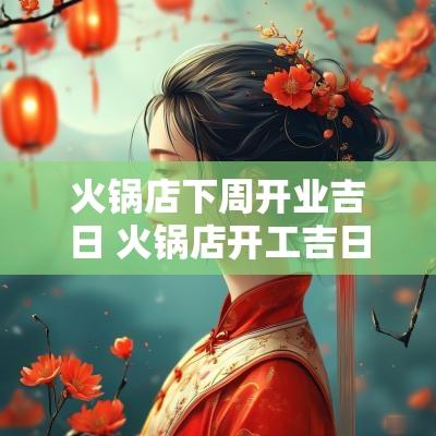火锅店下周开业吉日 火锅店开工吉日