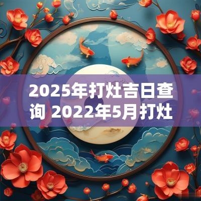 2025年打灶吉日查询 2025年5月打灶吉日