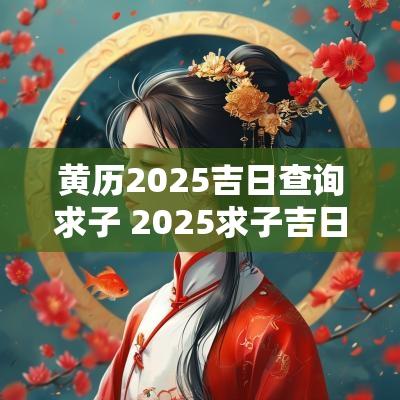 黄历2025吉日查询求子 2025求子吉日查询表