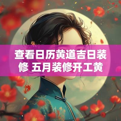 查看日历黄道吉日装修 五月装修开工黄道吉日