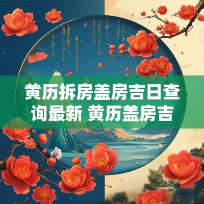 黄历拆房盖房吉日查询最新 黄历盖房吉日