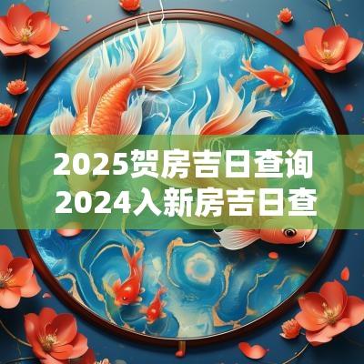 2025贺房吉日查询 2025入新房吉日查询