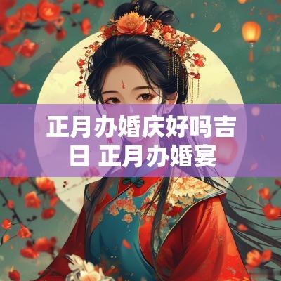 正月办婚庆好吗吉日 正月办婚宴