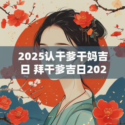 2025认干爹干妈吉日 拜干爹吉日2025年