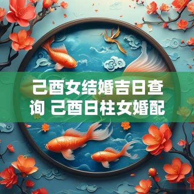 己酉女结婚吉日查询 己酉日柱女婚配 己酉女结婚吉日查询 己酉日柱女婚配