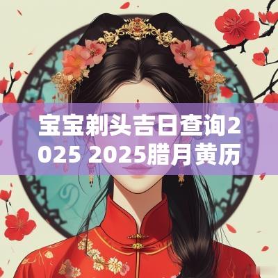 宝宝剃头吉日查询2025 2025腊月黄历剃头吉日