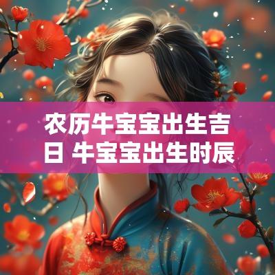 农历牛宝宝出生吉日 牛宝宝出生时辰吉日11月份