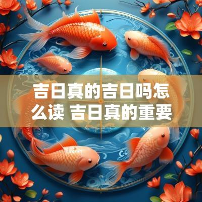 吉日真的吉日吗怎么读 吉日真的重要吗