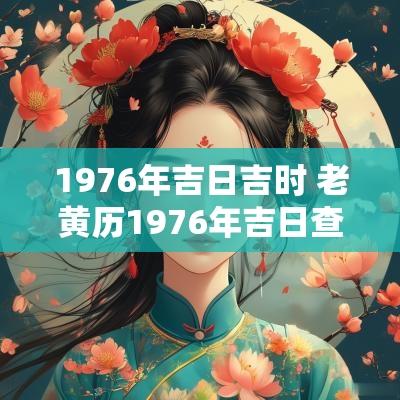 1976年吉日吉时 老黄历1976年吉日查询