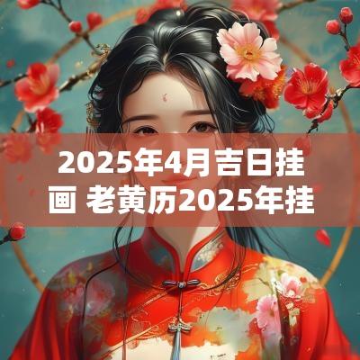 2025年4月吉日挂画 老黄历2025年挂画吉日