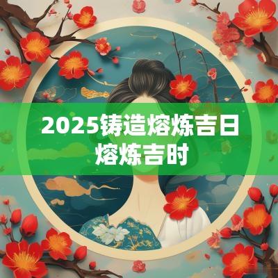 2025铸造熔炼吉日 熔炼吉时