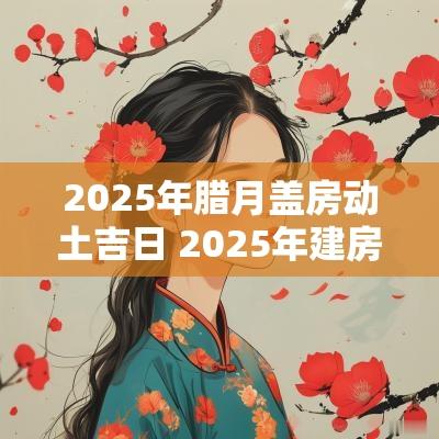 2025年腊月盖房动土吉日 2025年建房动土的吉日