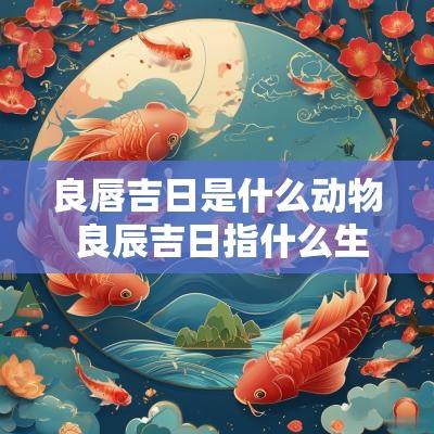 良唇吉日是什么动物 良辰吉日指什么生肖羊