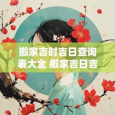 搬家吉时吉日查询表大全 搬家吉日吉时一览表