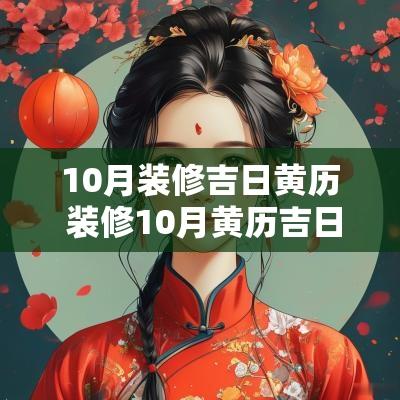 10月装修吉日黄历 装修10月黄历吉日查询