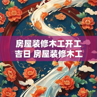 房屋装修木工开工吉日 房屋装修木工开工仪式