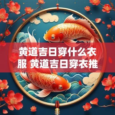 黄道吉日穿什么衣服 黄道吉日穿衣推荐可信吗
