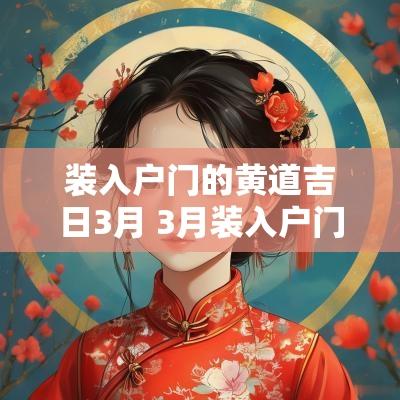 装入户门的黄道吉日3月 3月装入户门吉日