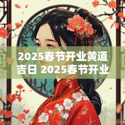 2026春节开业黄道吉日 2026春节开业吉日吉时