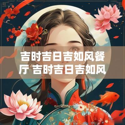吉时吉日吉如风餐厅 吉时吉日吉如风出自哪