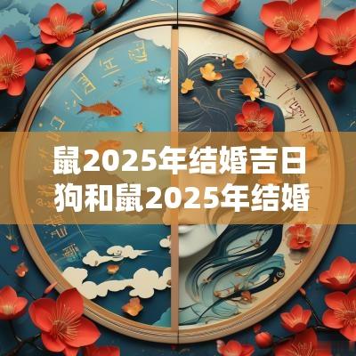 鼠2025年结婚吉日 狗和鼠2025年结婚吉日