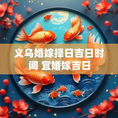 义乌婚嫁择日吉日时间 宜婚嫁吉日