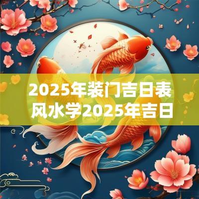 2025年装门吉日表 风水学2025年吉日 2025年装门吉日表 风水学2025年吉日