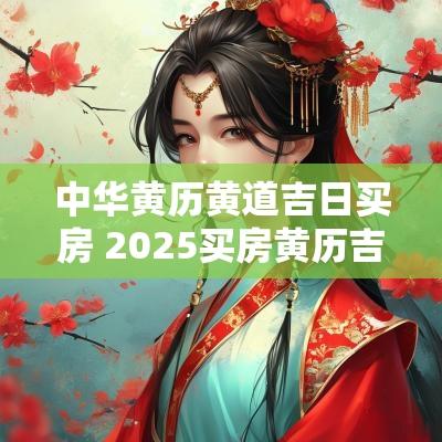中华黄历黄道吉日买房 2025买房黄历吉日查询