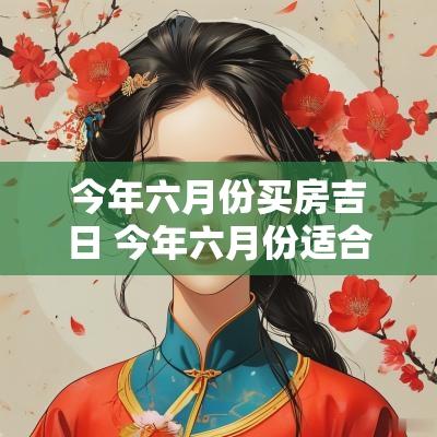 今年六月份买房吉日 今年六月份适合买房吗