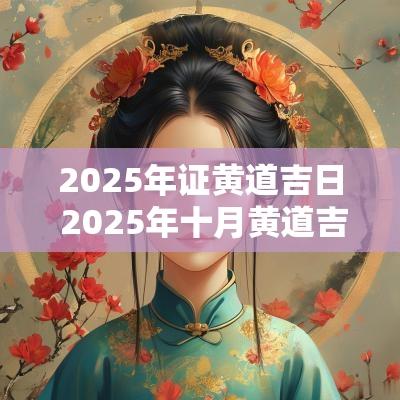 2025年证黄道吉日 2025年十月黄道吉日
