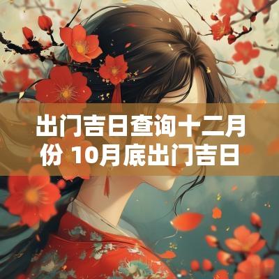 出门吉日查询十二月份 10月底出门吉日查询