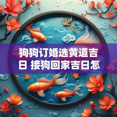 狗狗订婚选黄道吉日 接狗回家吉日怎么选