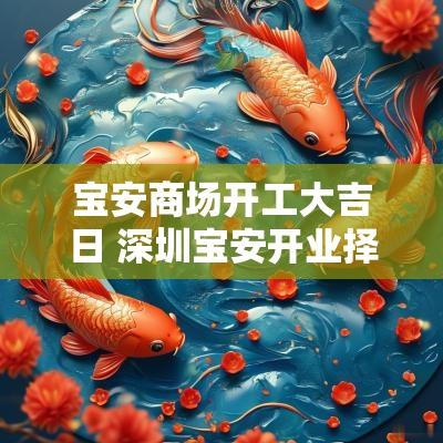 宝安商场开工大吉日 深圳宝安开业择吉日