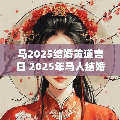 马2025结婚黄道吉日 2025年马人结婚吉日