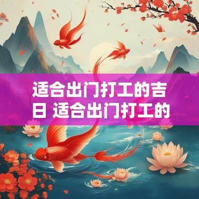 适合出门打工的吉日 适合出门打工的黄道吉日11月份