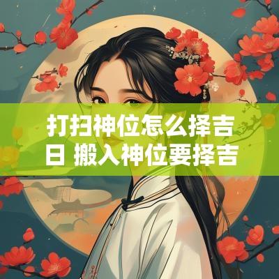 打扫神位怎么择吉日 搬入神位要择吉日吗