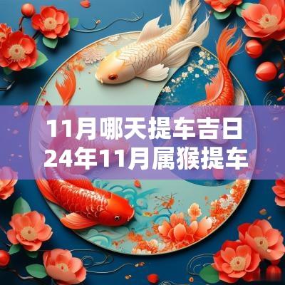 11月哪天提车吉日 24年11月属猴提车吉日
