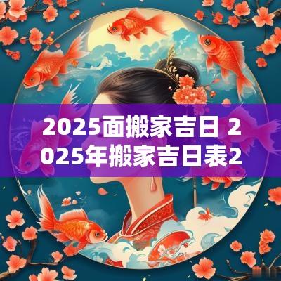 2025面搬家吉日 2025年搬家吉日表2月份
