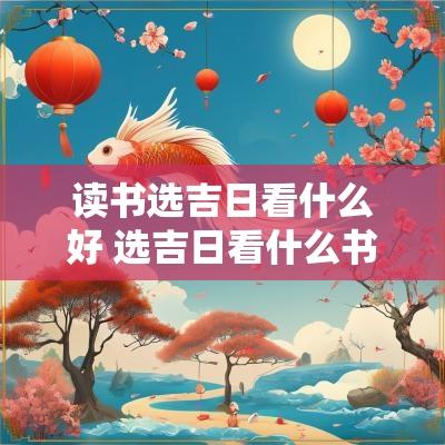 读书选吉日看什么好 选吉日看什么书好