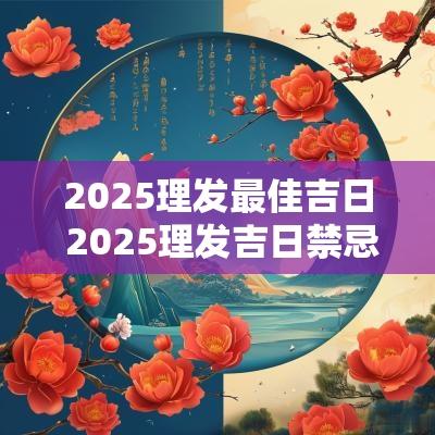 2025理发最佳吉日 2025理发吉日禁忌