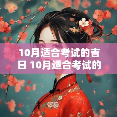 10月适合考试的吉日 10月适合考试的好日子