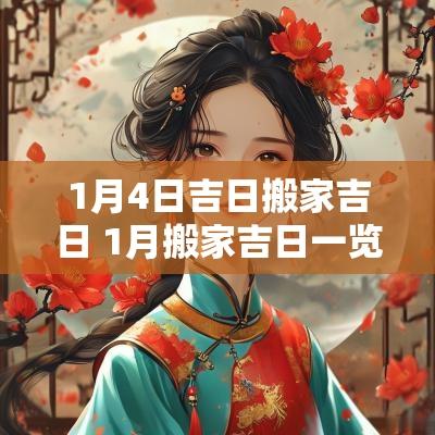 1月4日吉日搬家吉日 1月搬家吉日一览表