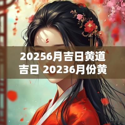 20256月吉日黄道吉日 20256月份黄道吉日