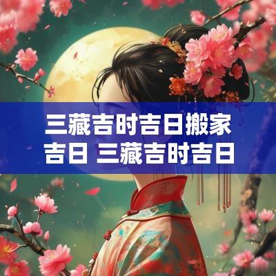 三藏吉时吉日搬家吉日 三藏吉时吉日