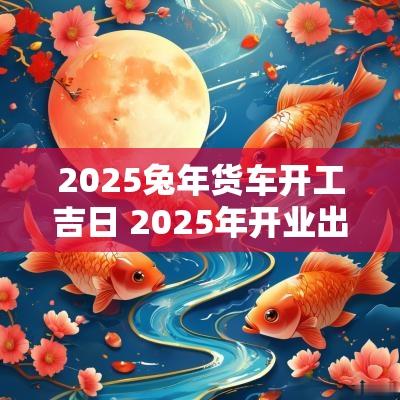 2025蛇年货车开工吉日 2025年开业出车吉日
